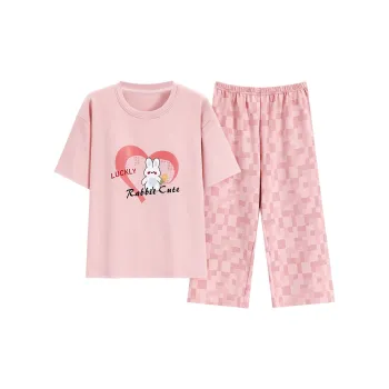 Mulong Family Pajama Set Women's Pink