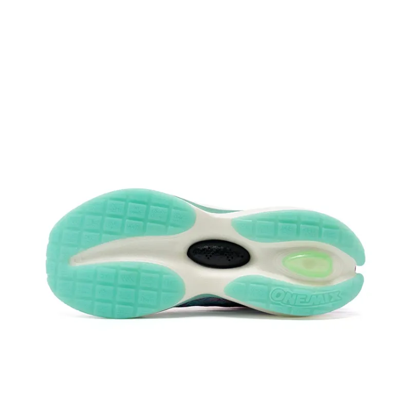 ONEMIX Wu Shuang Running Shoes Unisex Mismatched Color Blue & White Purple Rhythm-4