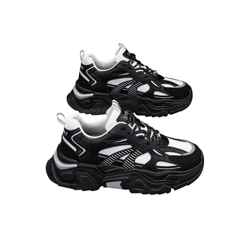 12345 Wear-Resistant Low-Top Chunky Sneakers Men's-2