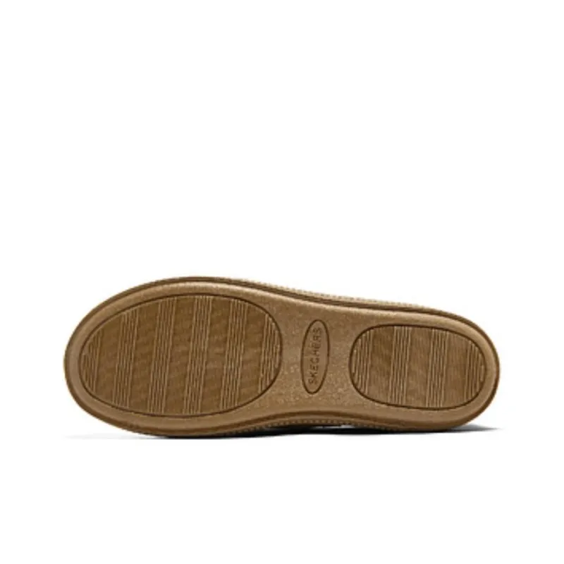 Skechers Cushioned Slip Resistant Warm Low Top Casual Shoes Women's Chestnut-3