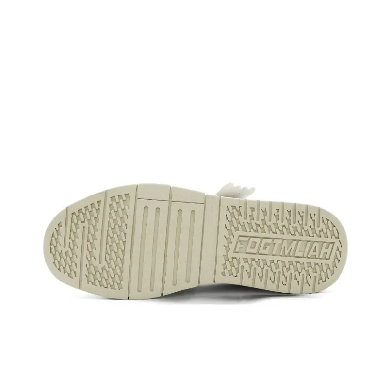 TEPOR Skateboard Shoes Men Low Top Gray-7