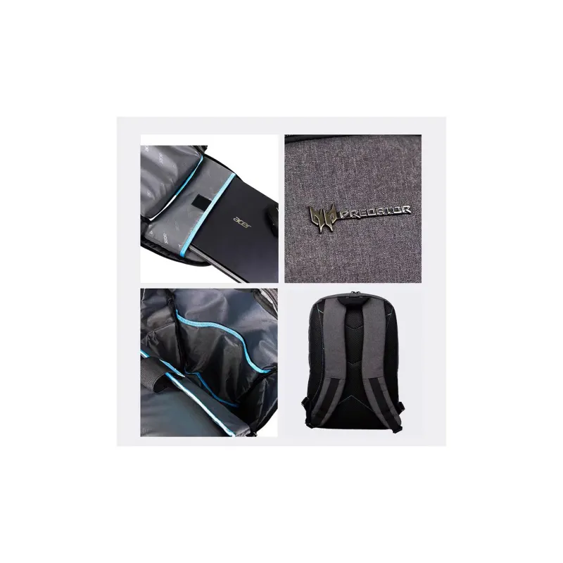 Acer Polyester Backpack Large Size Unisex Gray-5