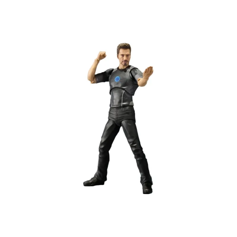 BANDAI Iron Man SHF Tony, Stark, Workbench 14cm Scale Figures-3