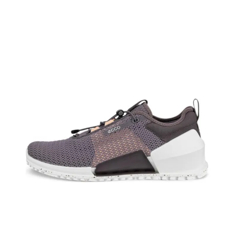 Ecco Low Top Casual Shoes Women's Gray Purple-0
