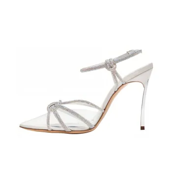 Casadei Blade C+C 100mm Rhinestone-embellished Pumps