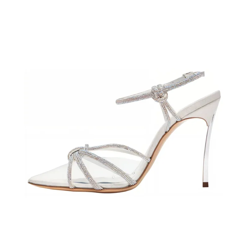 Casadei Blade C+C 100mm Rhinestone-embellished Pumps-0
