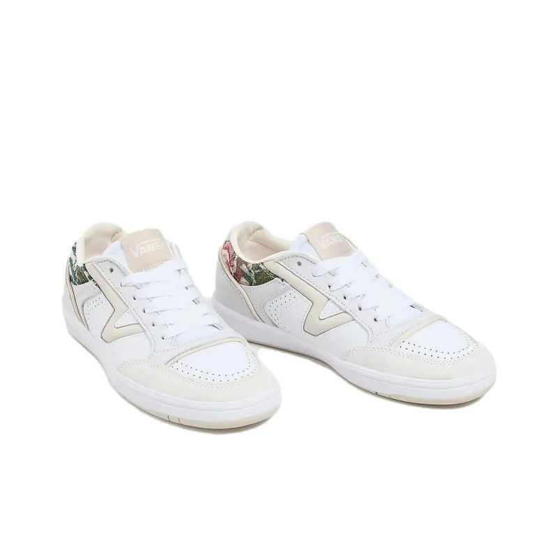 Vans Lowland ComfyCush JMP R Anti-Slip Wear-Resistant Low-Top Skateboard Shoes Unisex White Gray-2