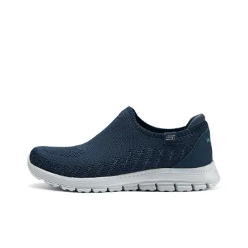 Skechers Cushioning, Slip Resistant, Abrasion Resistant, Breathable Low Top Casual Shoes Women's Marine Blue