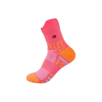 QIAODAN Knee High Socks Men's 1 Pack Fluorescent Flying Shadow Pink