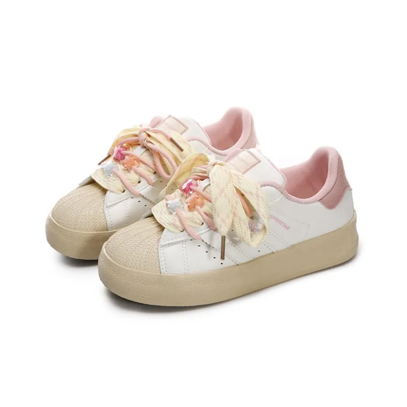 Anime Story Low Top Skateboard Shoes Women's-7