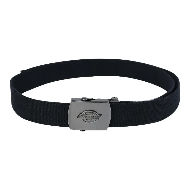 Dickies Letter Badge Belt Unisex Black Width: 3cm-2
