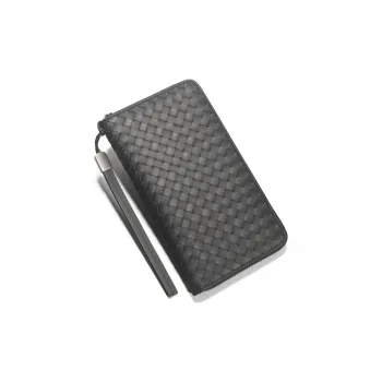 CMLZIUA Top Grain Cow Leather Clutch Large Size Unisex