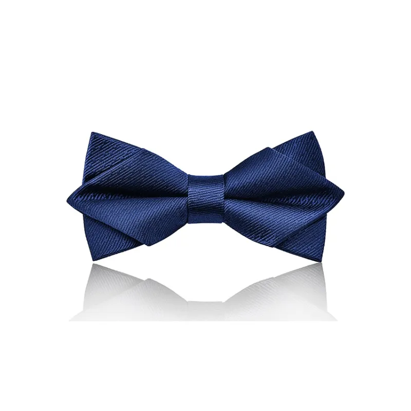 HLA Mulberry Silk Bow Tie Men's-0