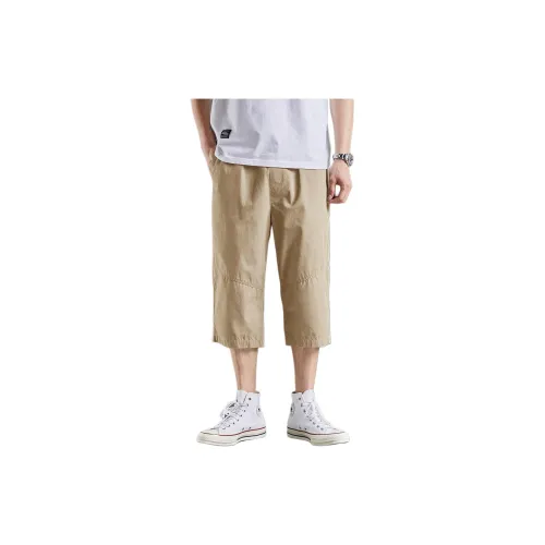 Tonlion Casual Pants Men Linen