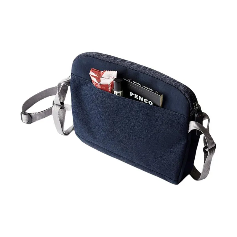 BELLROY Nylon Fabric Crossbody Bag, Shoulder Bag Regular Unisex Marine Blue-4