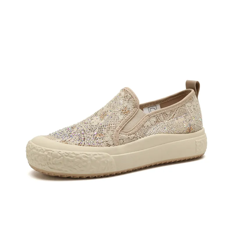 D FUSE SCANDINAVIA Small Leather Shoes Flat Shoes Slip on Women's Casual Shoes Women's-0