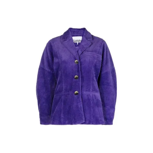 GANNI Jackets Women's Purple