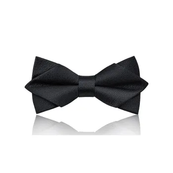 HLA Mulberry Silk Bow Tie Men's