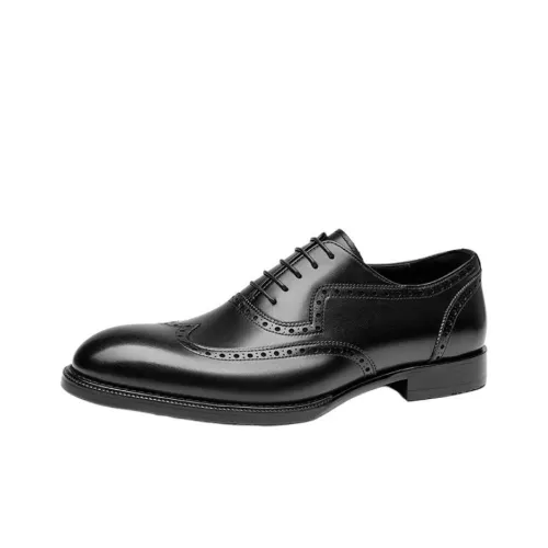 SAINT ANGELO Dress Shoes Men Low-Top Black