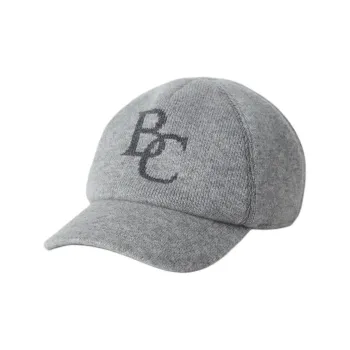 Brunello Cucinelli Cashmere Baseball Caps Men's Gray