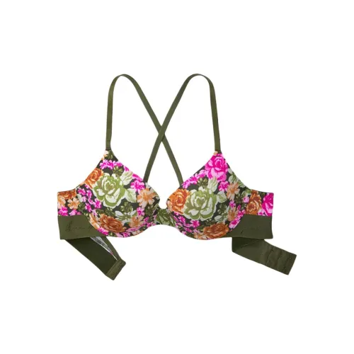 Victoria's Secret PINK 3839 Contour Push-Up Bra Collection For Everyday Wear Bra Women's Forest Green