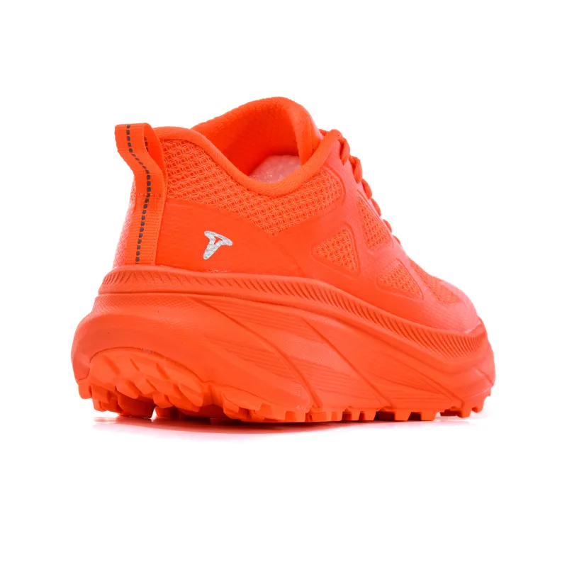 TREEPERI Cushioning, Slip Resistant, Lightweight, Height Enhancing Low Top Running Shoes Unisex Fluorescent Orange-3