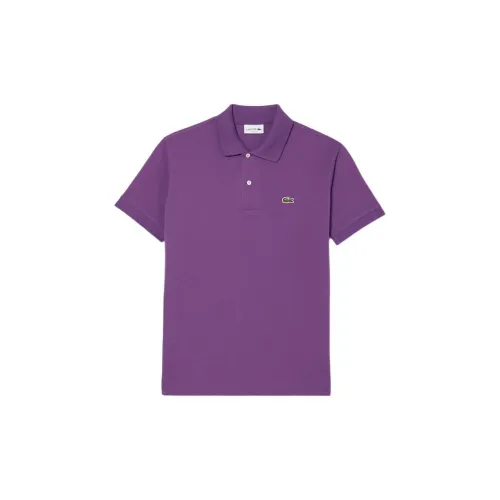 LACOSTE Polo Shirts Men Light Purple