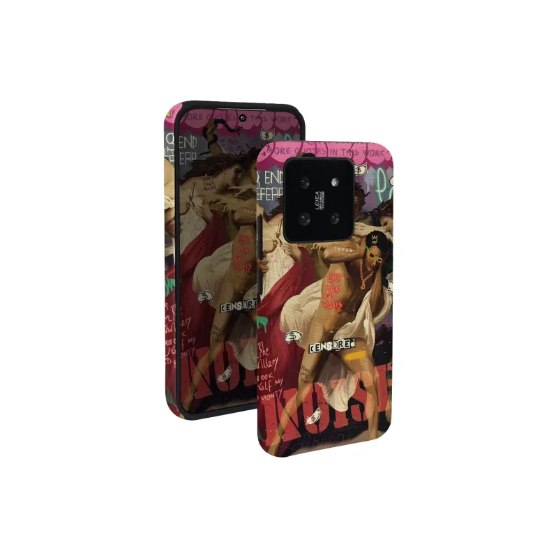 Keshami PC Material Fully Enclosed Impact Resistant Matte Earplugs Phone Cases Compatibility  Xiaomi 15 Pro/14 Pro-2