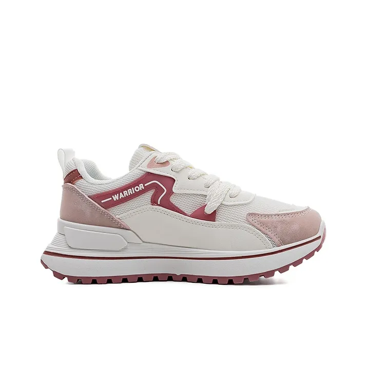 Warrior Cortez Shoes Casual Shoes Wear-Resistant Breathable Height Increasing Low-Top Chunky Sneakers Women's Rusty Red-2
