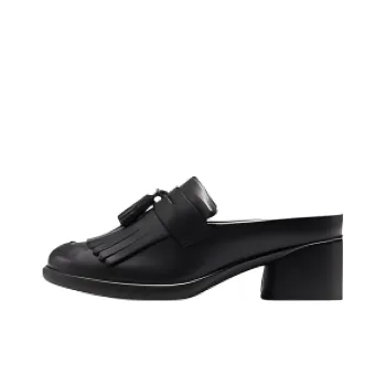 Ecco Wrap toe Slippers 5.5cm Women's Black