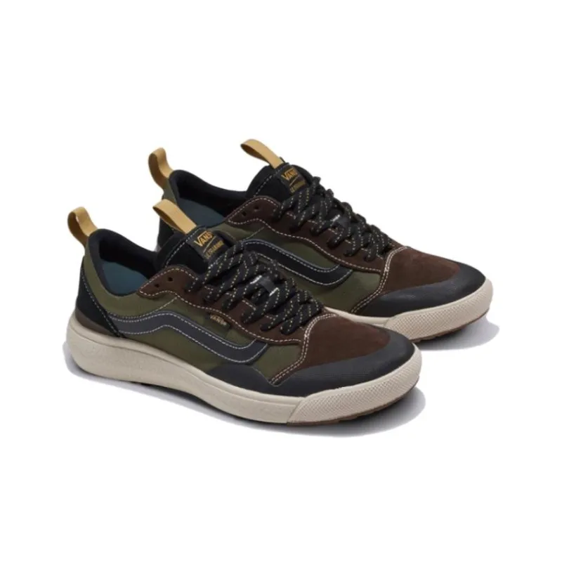 Vans Wrapping Anti Slip Shock Absorbing And Wear Resistant Low Top Skateboard Shoes Men's Brown-1
