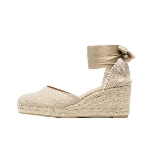 Castañer Carina Lace-up Wedge Espadrilles