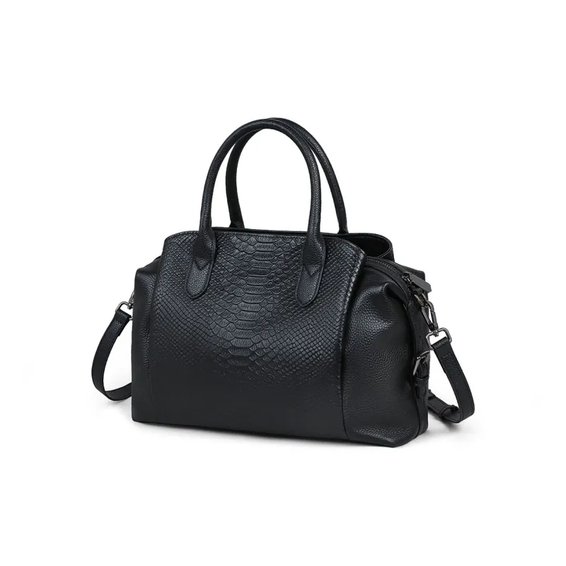 COMELY Cow Leather Crossbody Bags Handbags Regular Women's Black-3