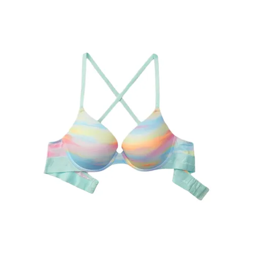 Victoria's Secret PINK 3839 Contour Push-Up Bra Collection For Everyday Wear Bra Women's Rainbow
