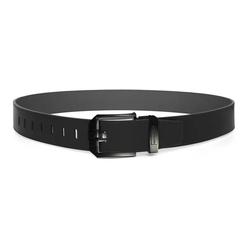 MAISON VINSON Trendy, Pin Buckle Business Cow Split Leather Belts Men's Width 4cm-7