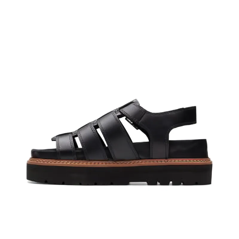 Clarks Beach Sandals Women's Black-0