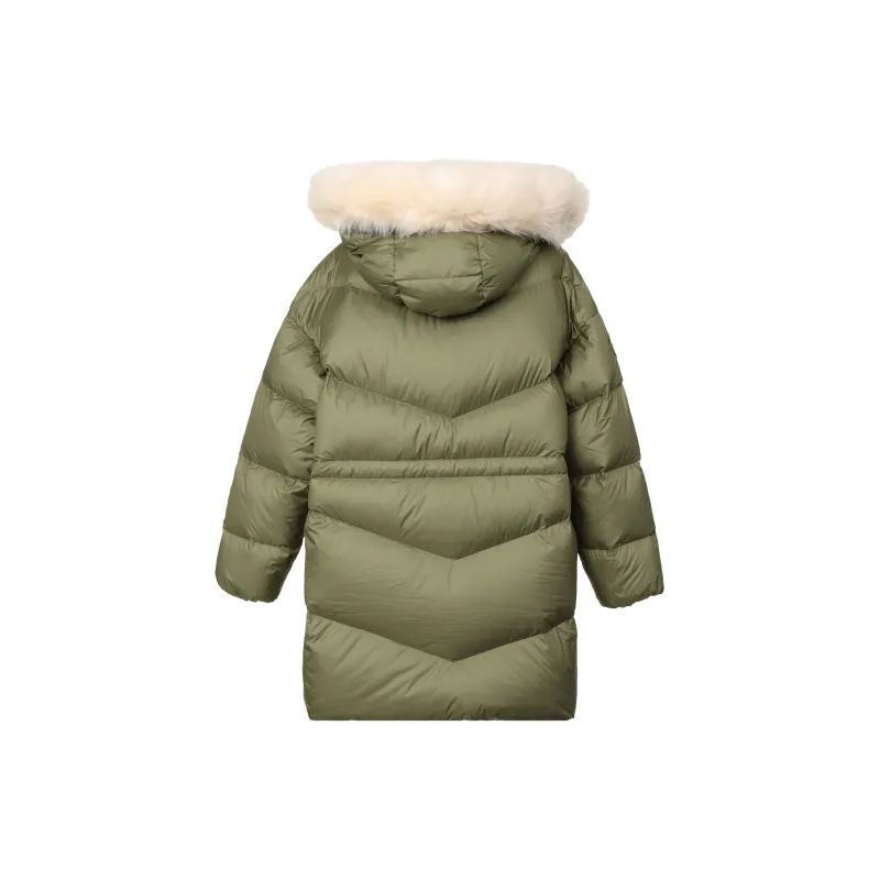 Adidas Originals Clover Series Down Jacket Women's Green-3