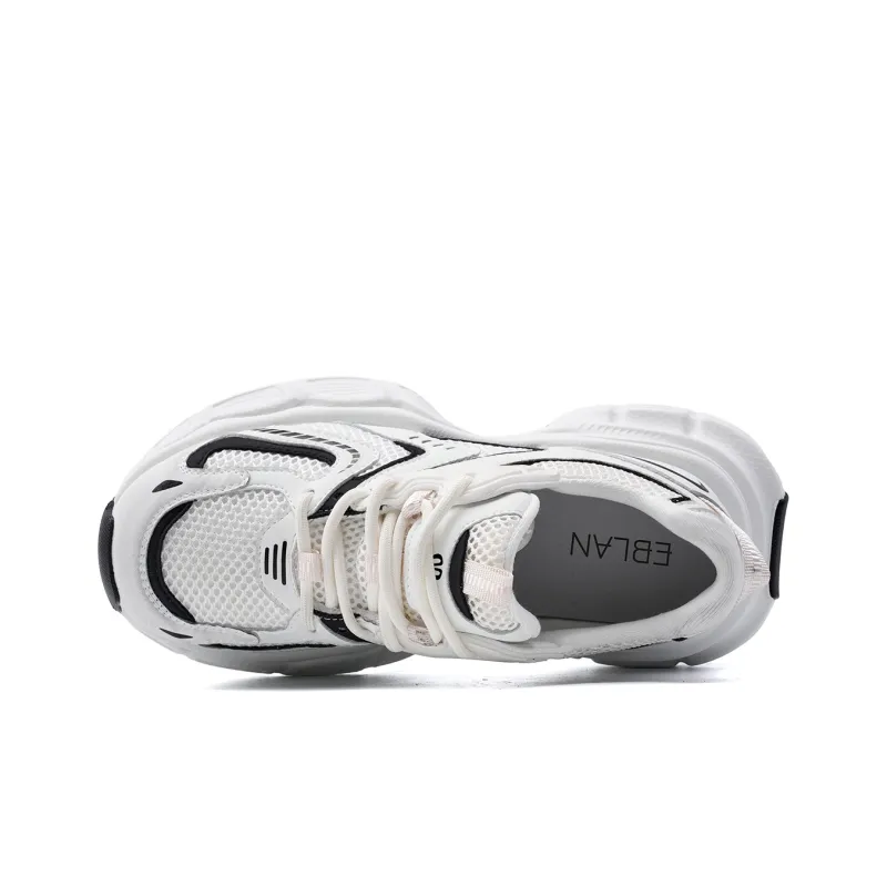 EBLAN Cushioning Wear Resistant Low Top Chunky Sneakers Unisex-3