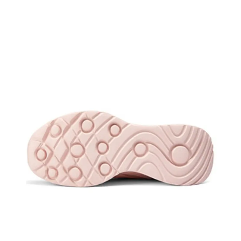 Skechers Cushioned Slip Resistant Height Increasing Low Top Casual Shoes Women's Nude Pink-3