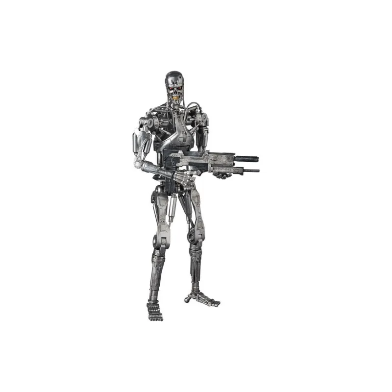 Medicom Toy MAFEX Collection No.206 Mechanical Endoskeleton Terminator 2 Ver. Gray Soldier Action Figures 16cm-1