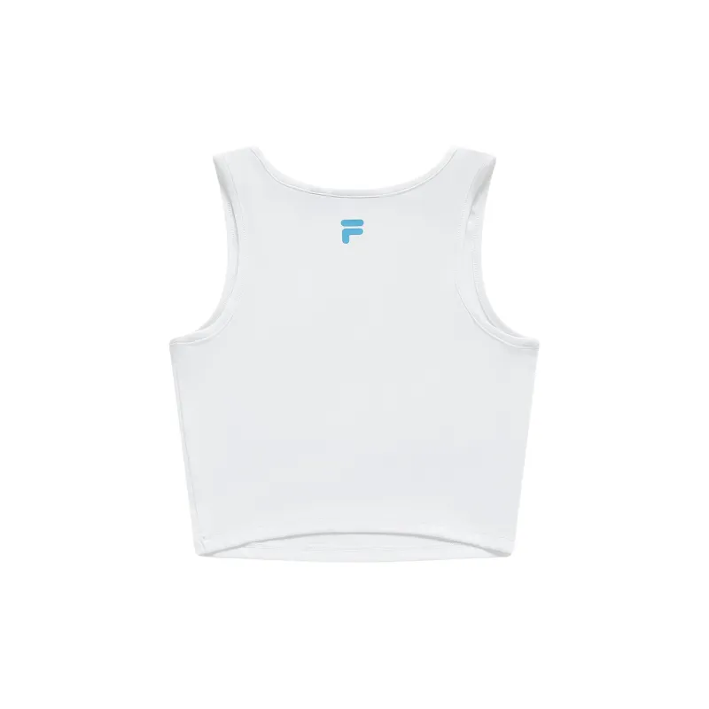 FILA FUSION Tank Tops Women's White-1