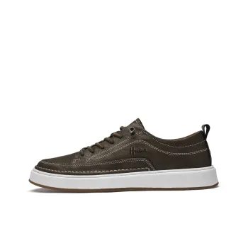 Extravagant Breathable Water Resistant Wear Resistant Cushioning Lightweight Low Top Skateboard Shoes Men's Khaki