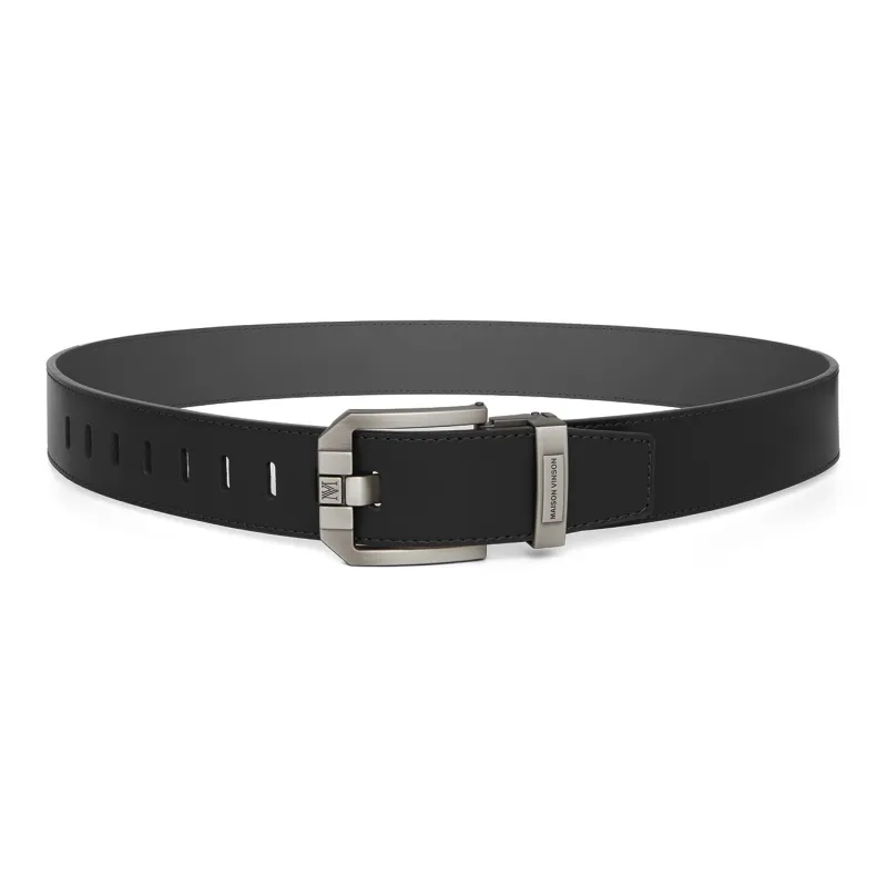 MAISON VINSON Trendy, Pin Buckle Business Cow Split Leather Belts Men's Width 4cm-4