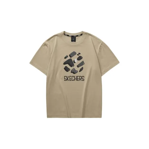 Skechers Stroll T-Shirts Men Khaki