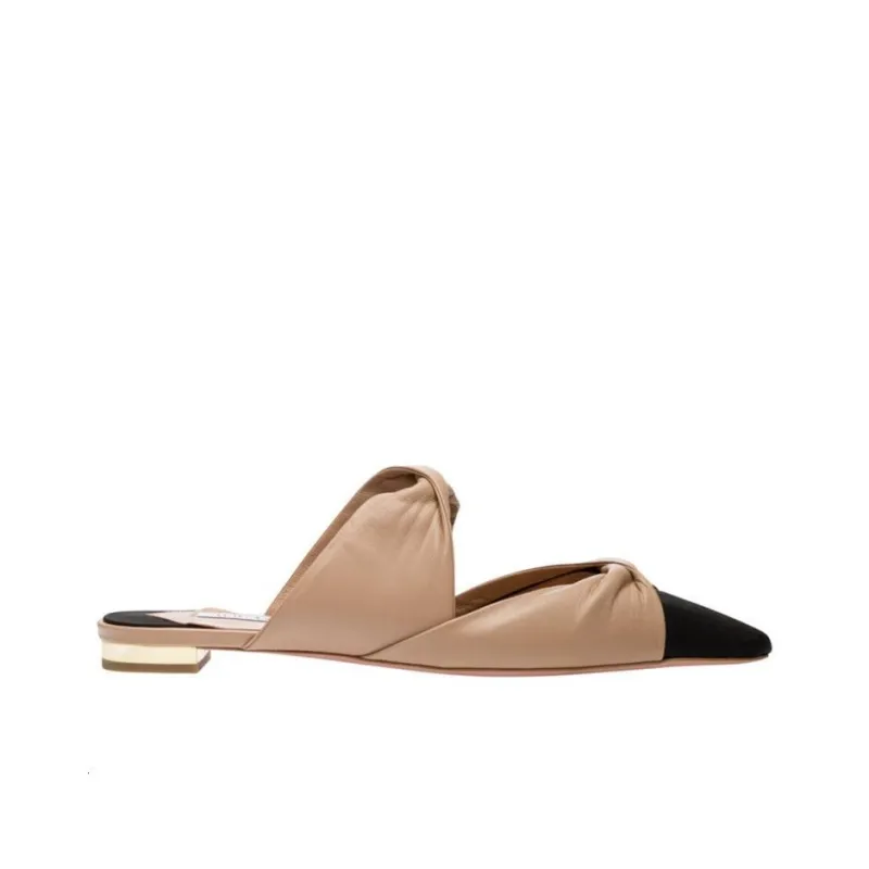 AQUAZZURA Twist Flat Women's Casual Shoes Women's Brown-1