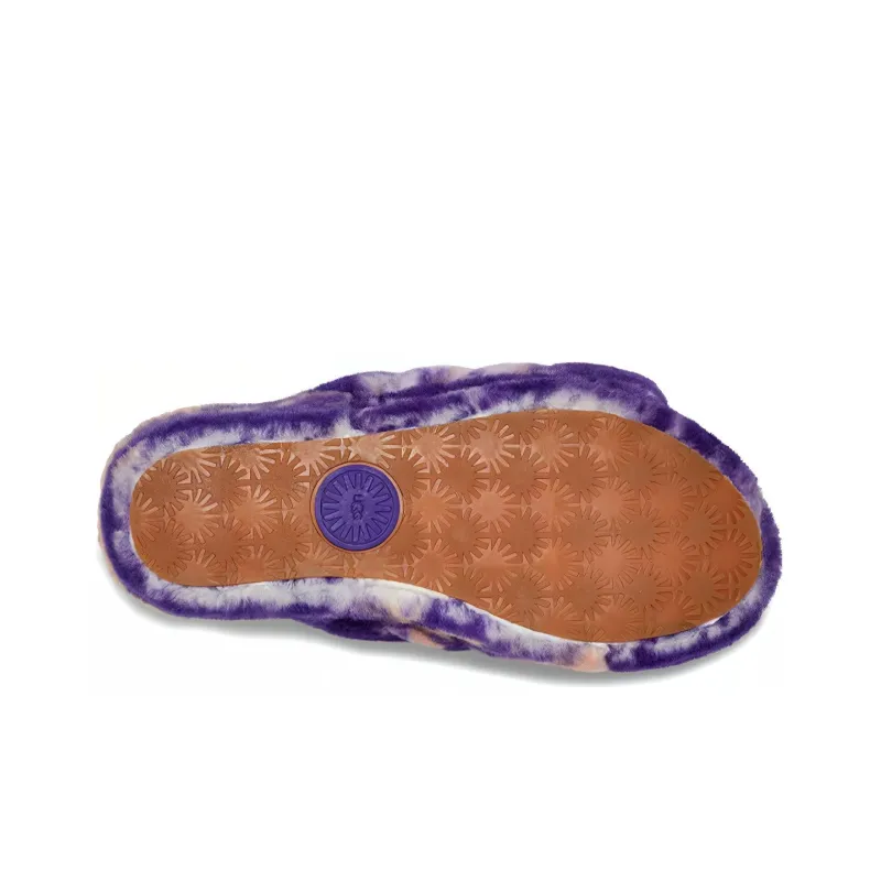 UGG Fluff Yeah Slide Marble Violet Night Women's-5