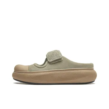 LiNing Cloud Travel Marie Cushioning Wear-Resistant Low-Top Casual Shoes Women's Withered Grass Gray