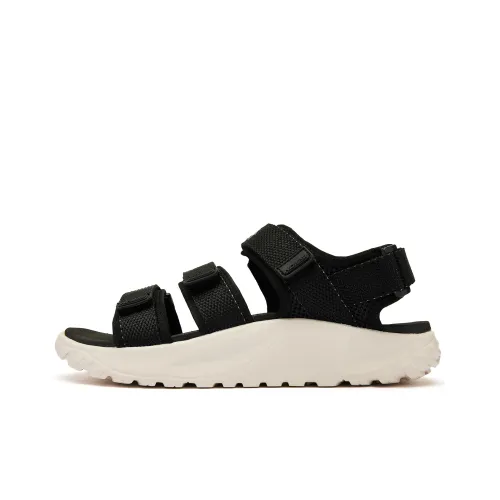 QIAODAN Beach Sandals Men Black Antique Porcelain White