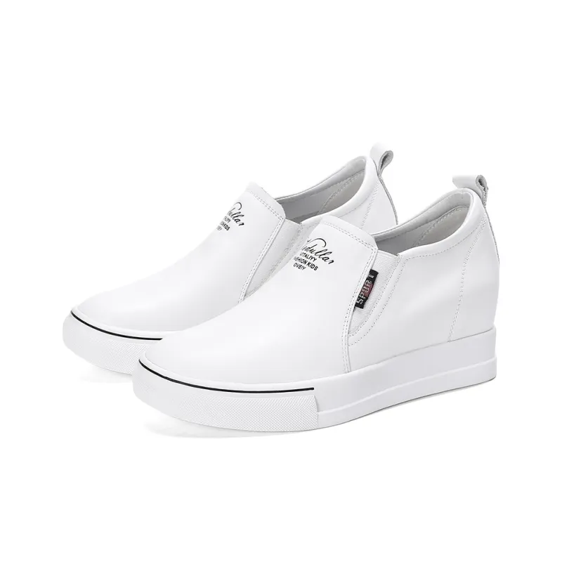 VEDULLAR Wear-Resistant Low-Top Loafers Women's-1