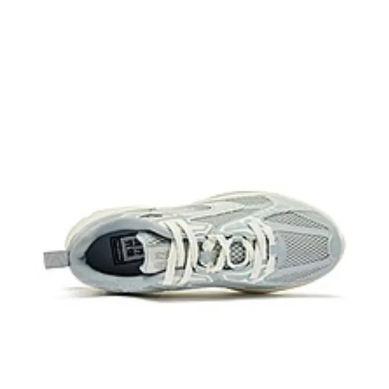 QIAODAN Mountains And Seas II Cushioning Wear Resistant Low Top Casual Shoes Men's White Cyan-2